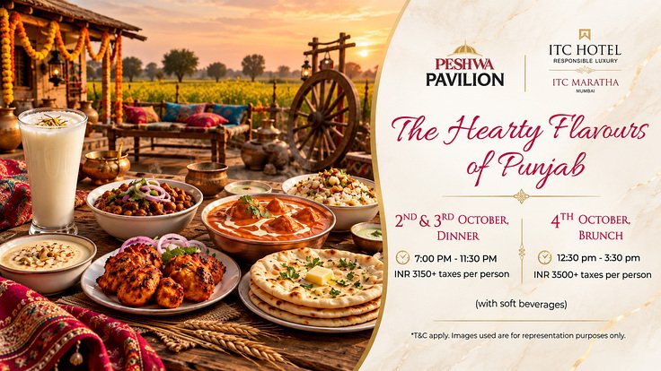 01 Itc Maratha Hearty Flavours Punjab - Luxury Hotel Buffet | BookMyBuffet