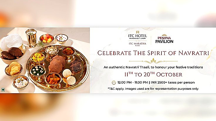 01 Itc Maratha Navratri Thali - Luxury Hotel Buffet | BookMyBuffet