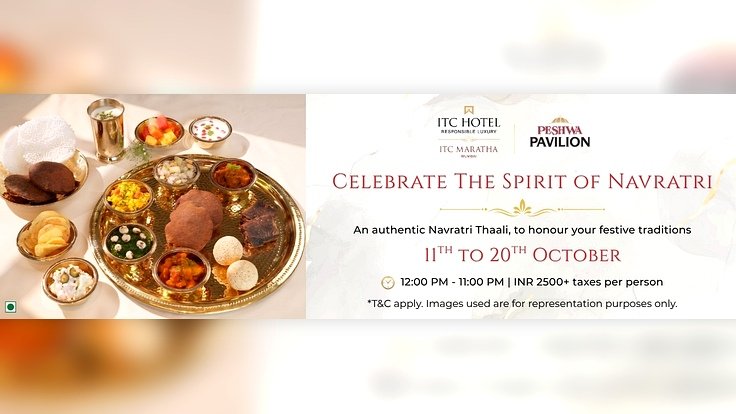 02 Itc Maratha Navratri Thali - Luxury Hotel Buffet | BookMyBuffet